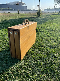 TABURTELI AHŞAP KAMP VE PİKNİKMASASI